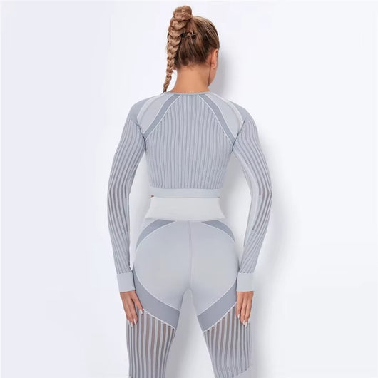 Meshed Support Active Crop Top