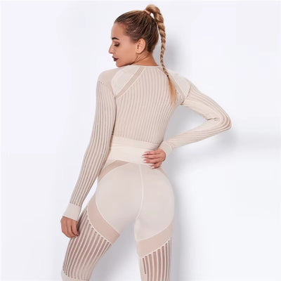 Meshed Support Active Crop Top