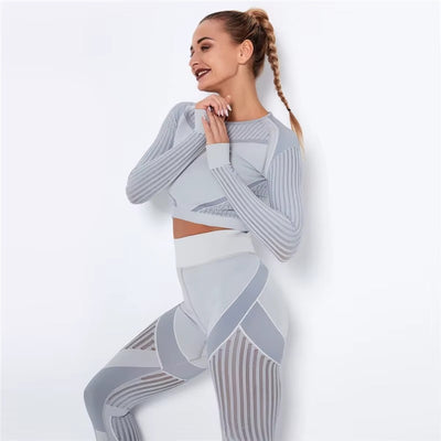 Meshed Support Active Crop Top