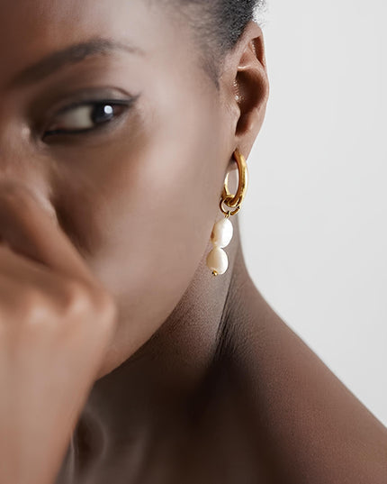 Tears of the Sea Pearl Earrings