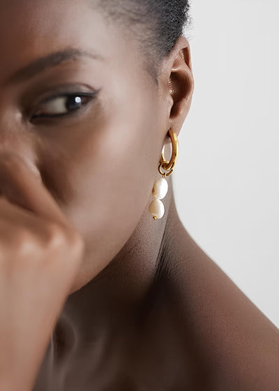 Tears of the Sea Pearl Earrings