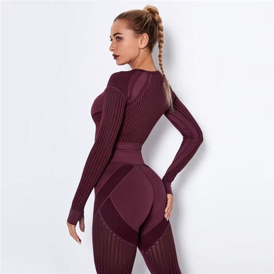 Meshed Support Active Crop Top