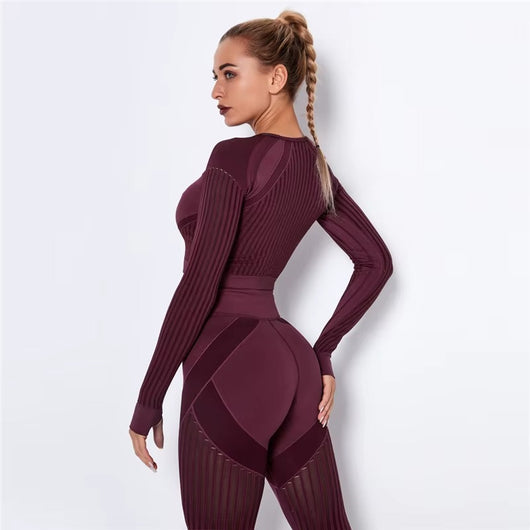 Meshed Support Active Crop Top