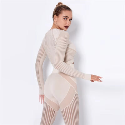 Meshed Support Active Crop Top