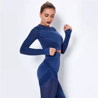 Meshed Support Active Crop Top
