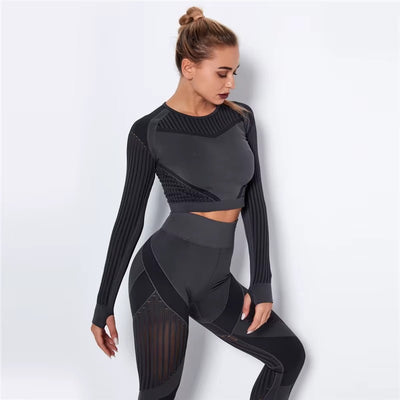 Meshed Support Active Crop Top