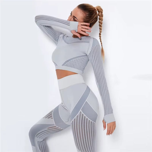 Meshed Support Active Crop Top