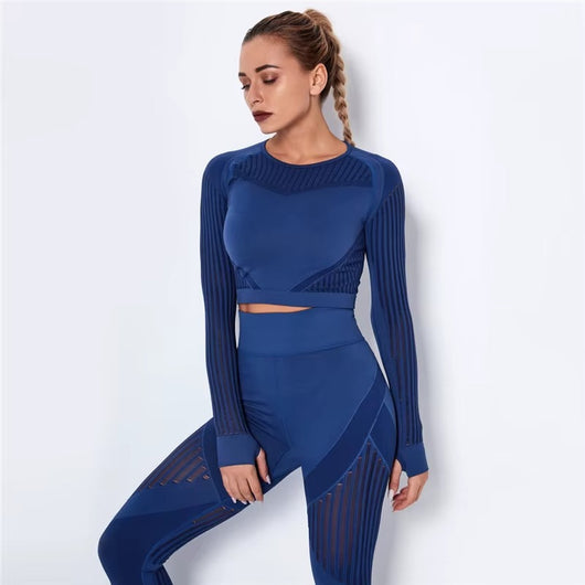 Meshed Support Active Crop Top