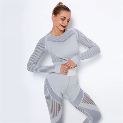 Meshed Support Active Crop Top