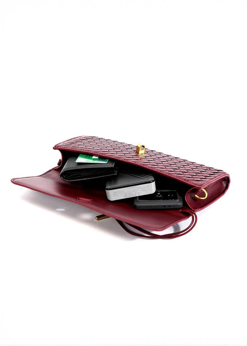 The Tessuta Woven Clutch Bag