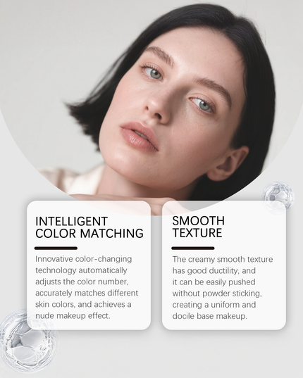 Korean 2-in-1 Colour-Changing Foundation Stick