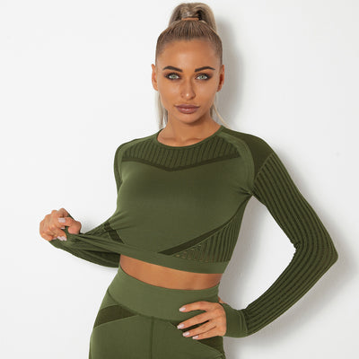 Meshed Support Active Crop Top