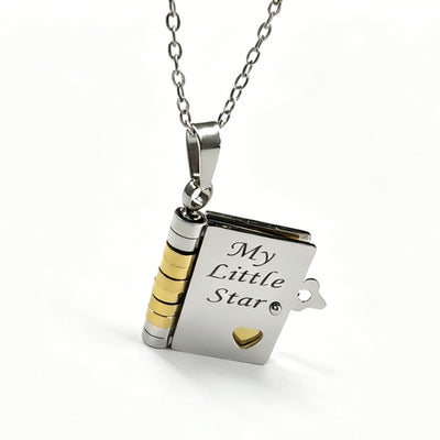My Little Star Book Necklace - Daughter