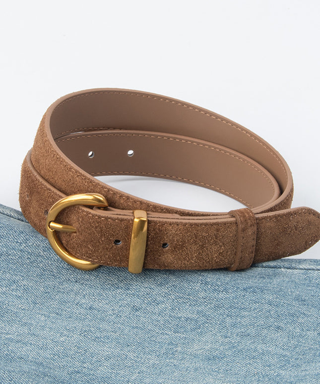 The Emily Suede Leather Belt