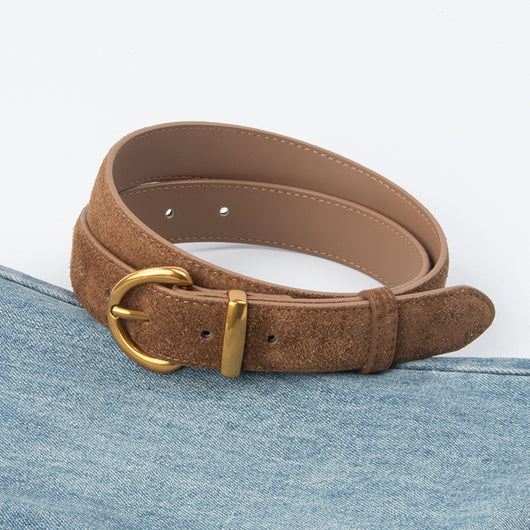 The Emily Suede Leather Belt