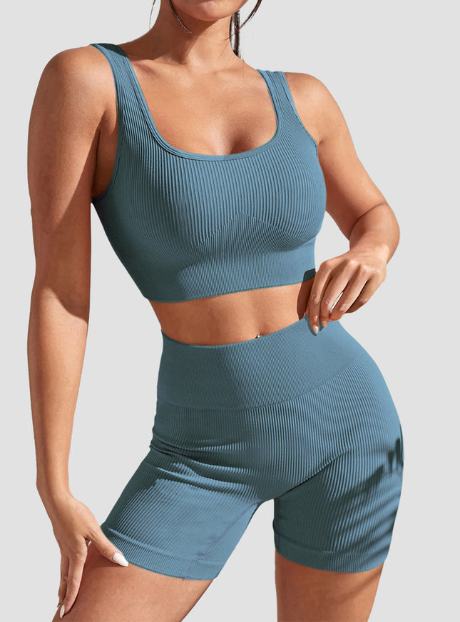 Essential Ribbed Seamless Yoga Set