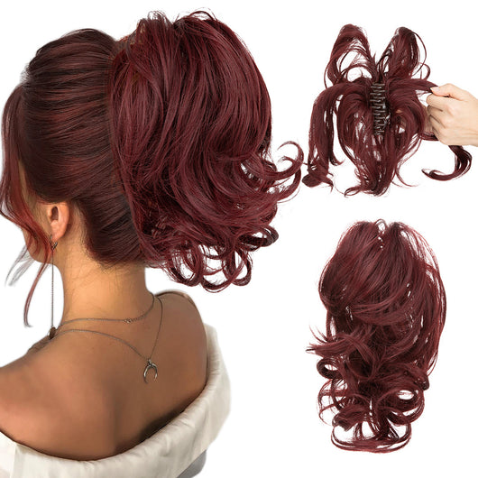 Claw Clip Short Ponytail