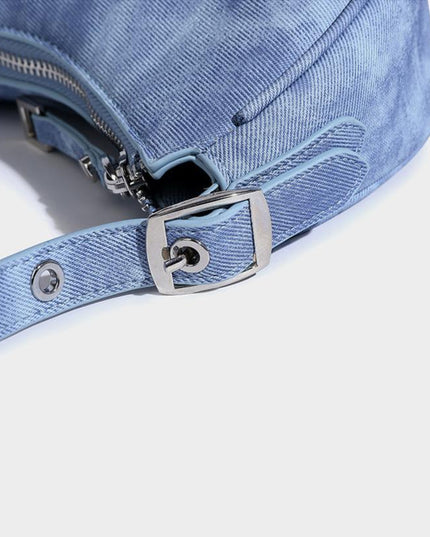 Kaida Buckle Hobo Crescent Bag