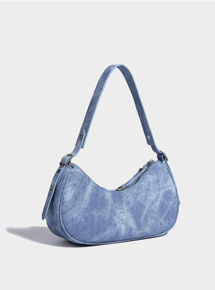 Kaida Buckle Hobo Crescent Bag