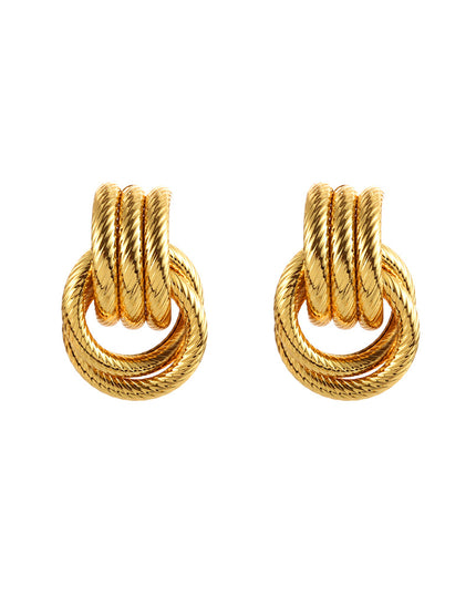 Giro Bella Knot Earrings – 18k Gold-Plated
