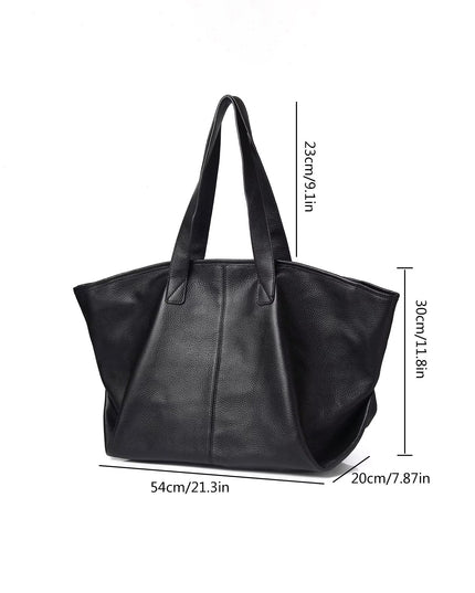 The Hove Large Pebbled Leather Tote