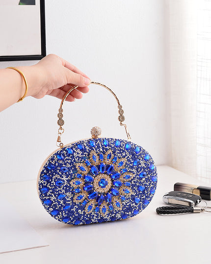 Infinity Gemstone Evening Clutch