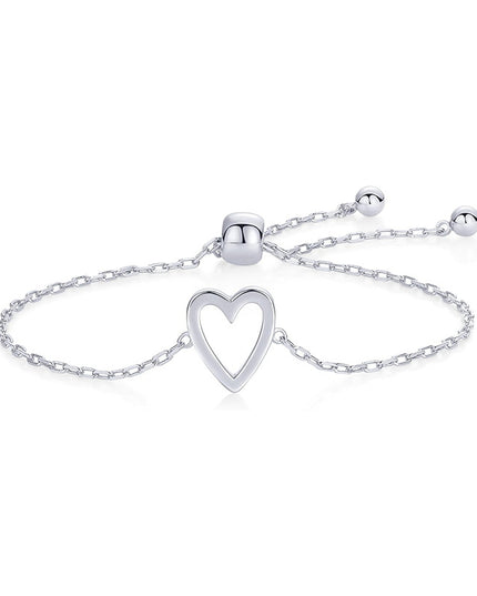 You and Me Matching Hearts Bracelet