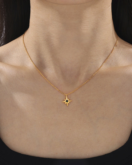 Polaris Emerald Crystal Necklace