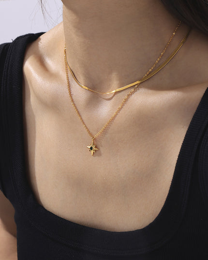 Polaris Emerald Crystal Necklace