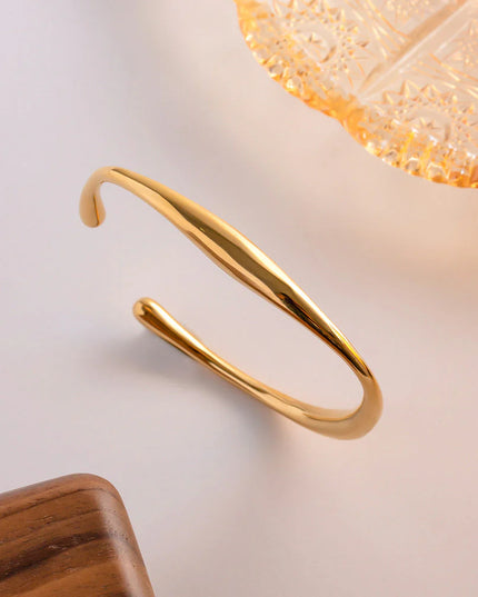 The Olivia Bangle - 18k Gold-Plated