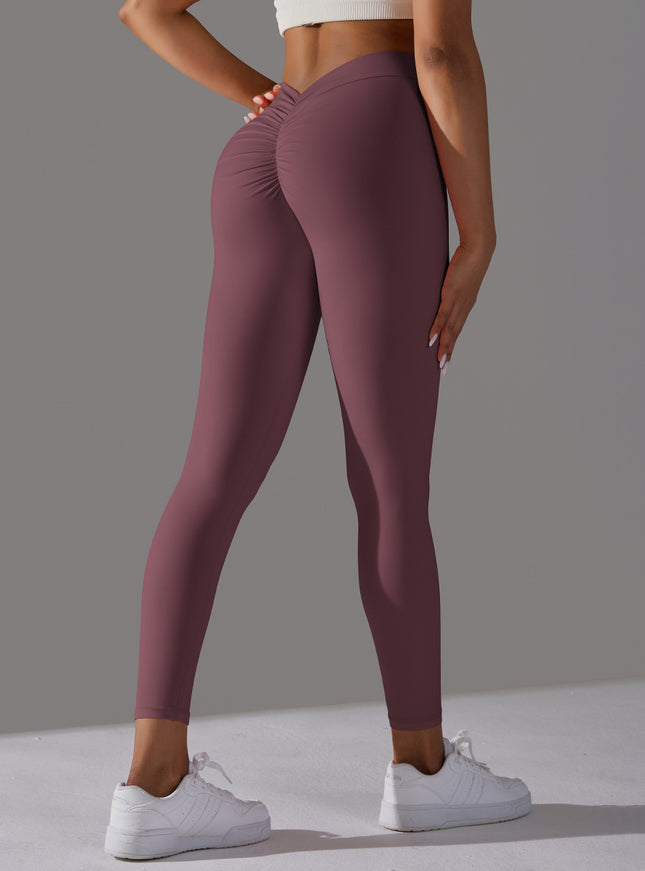 V-Back High Waisted Leggings