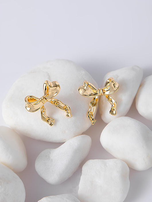 Ribbon Bow Earrings