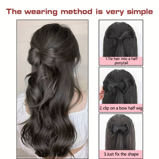 Clip-In Hair Bow Extension