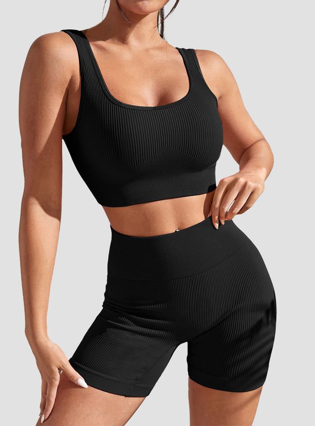 Essential Ribbed Seamless Yoga Set