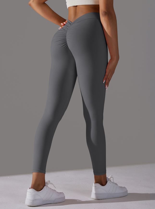 V-Back High Waisted Leggings