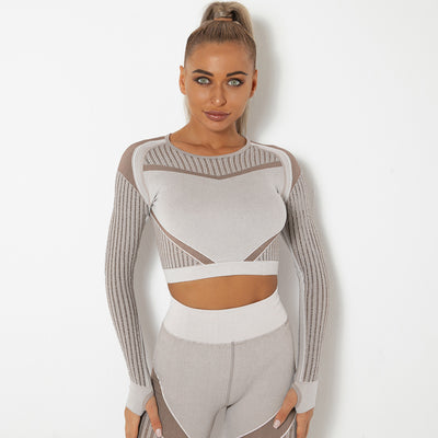 Meshed Support Active Crop Top