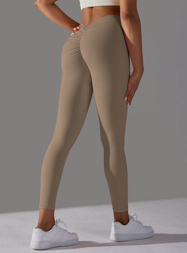 V-Back High Waisted Leggings