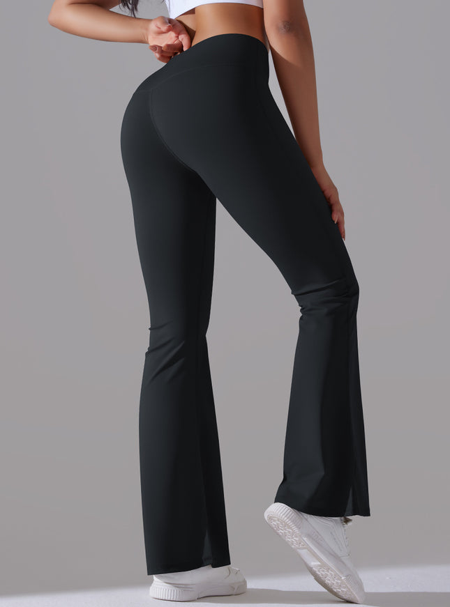 Sculpt & Flare High-Waist Gym Leggings