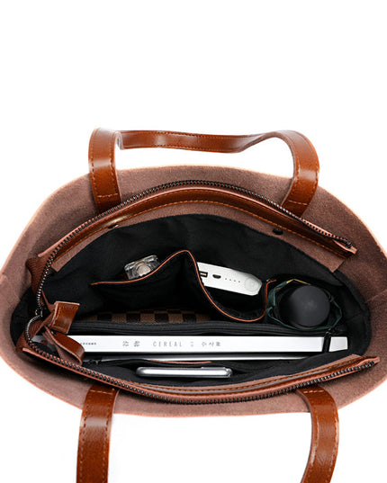 The Belfair Leather Tote Bag