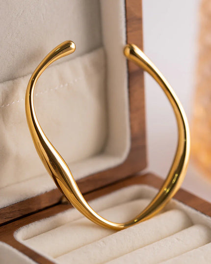 The Olivia Bangle - 18k Gold-Plated