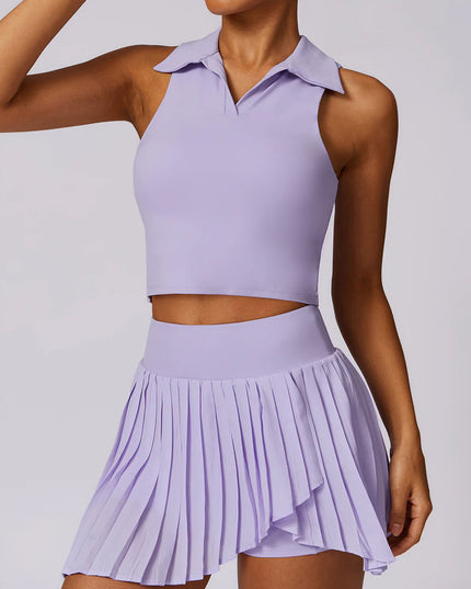 Cropped Polo Top
