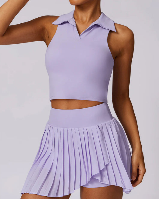 Cropped Polo Top
