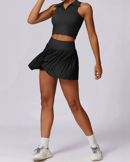 Cropped Polo Top