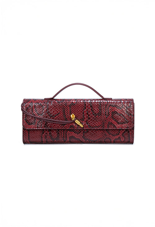 Serpentine Clutch Shoulder Bag