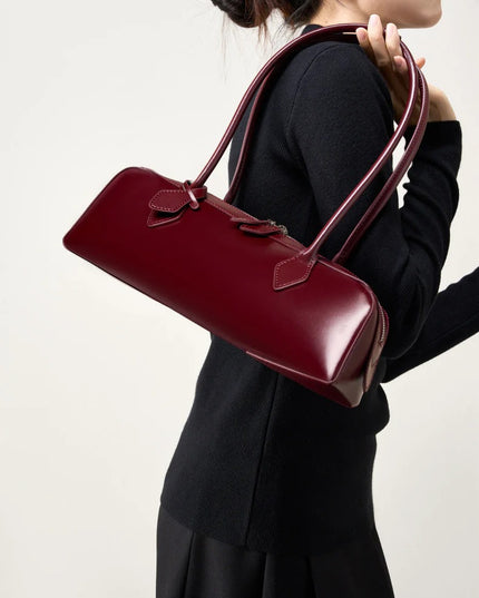 The Margaux Leather Baguette Bag