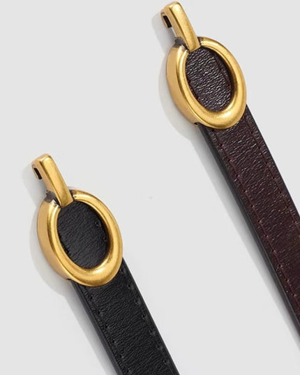 The Gabrielle Adjustable Leather Belt