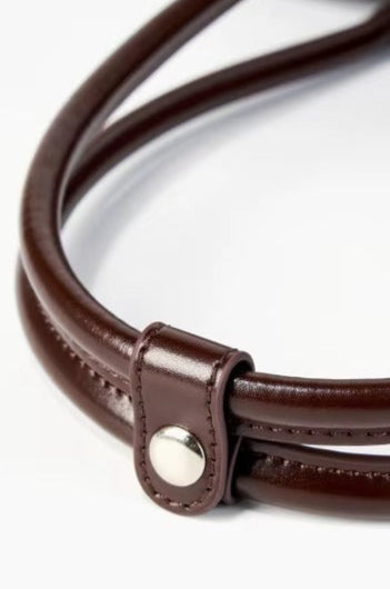 The Margaux Leather Baguette Bag