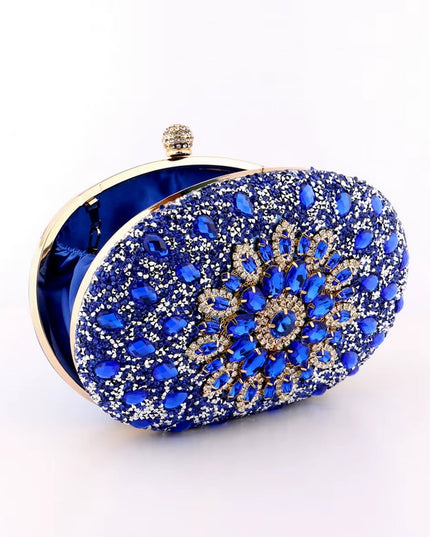 Infinity Gemstone Evening Clutch