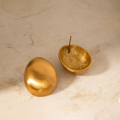 Amore D’Oro Dome Earrings