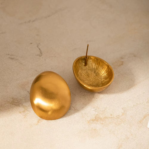 Amore D’Oro Dome Earrings